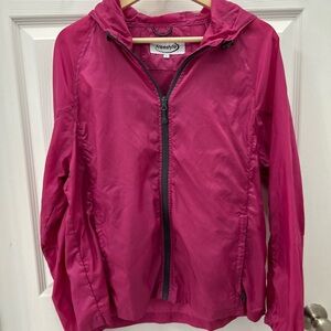 Freestyle Women's Hot Pink Hooded Lightweight Utility Jacket